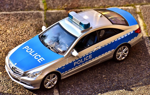 Policejní autíčko. 